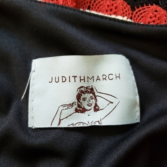 Judith March | L one shoulder knit dress stripe party boho - Picture 11 of 12